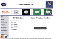 Desktop Screenshot of cadxservices.com